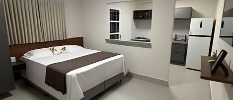 Blackout curtains, iron/ironing board, free WiFi