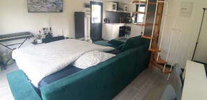 1 makuuhuone, silitysrauta/-lauta, ilmainen Wi-Fi, vuodevaatteet