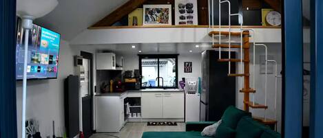 Smart TV, books, music library, video library