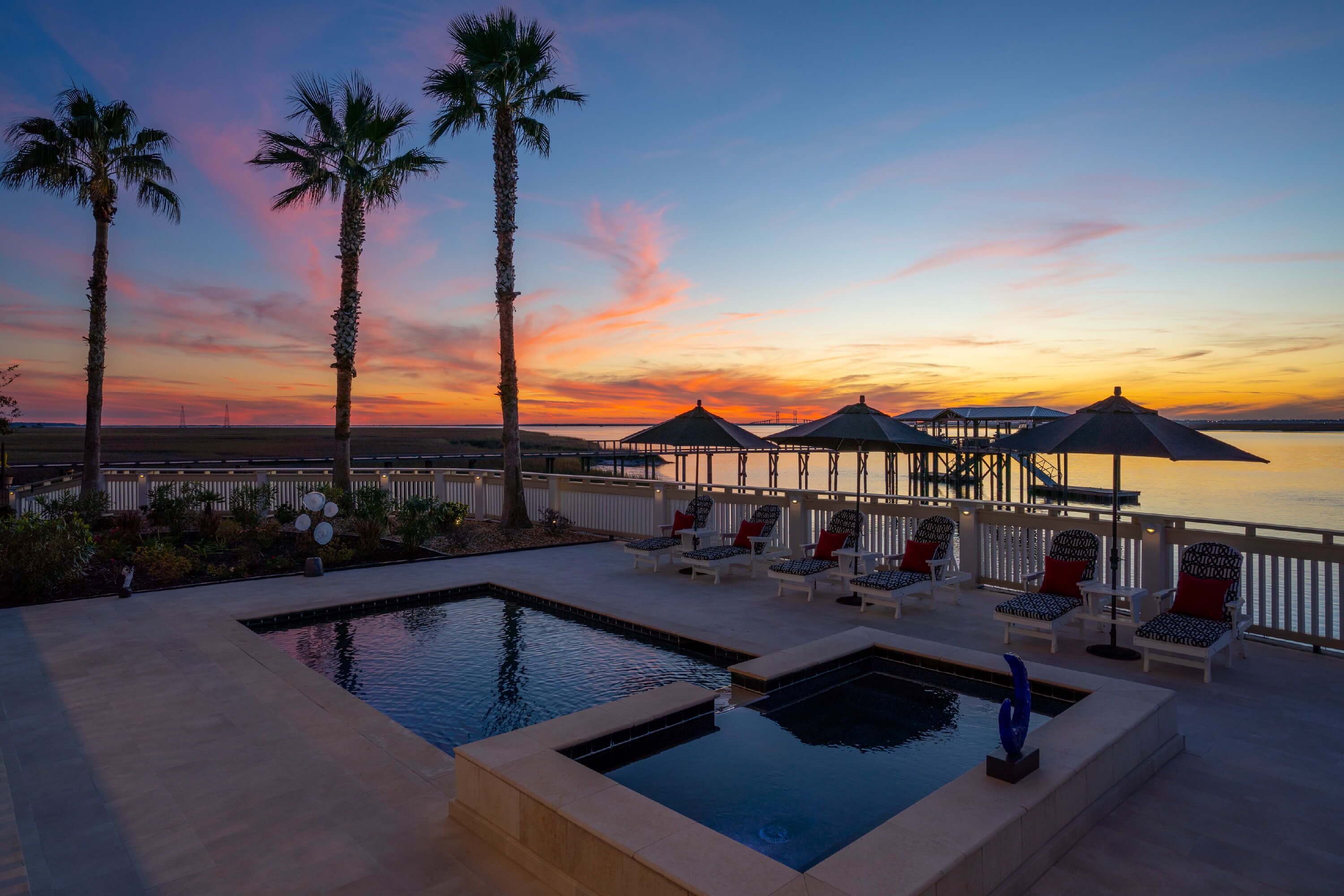 Et oppvarmet basseng