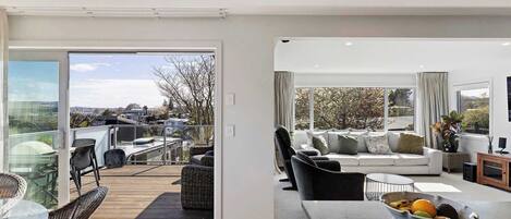 TV, fireplace, offices