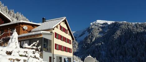 Façade de l’hébergement