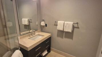 Shower, toilet paper