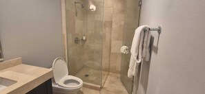 Shower, toilet paper