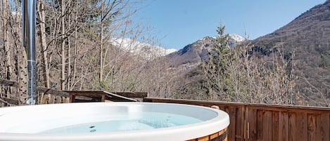 Idromassaggio all'aperto