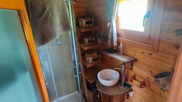 Ducha y secador de pelo