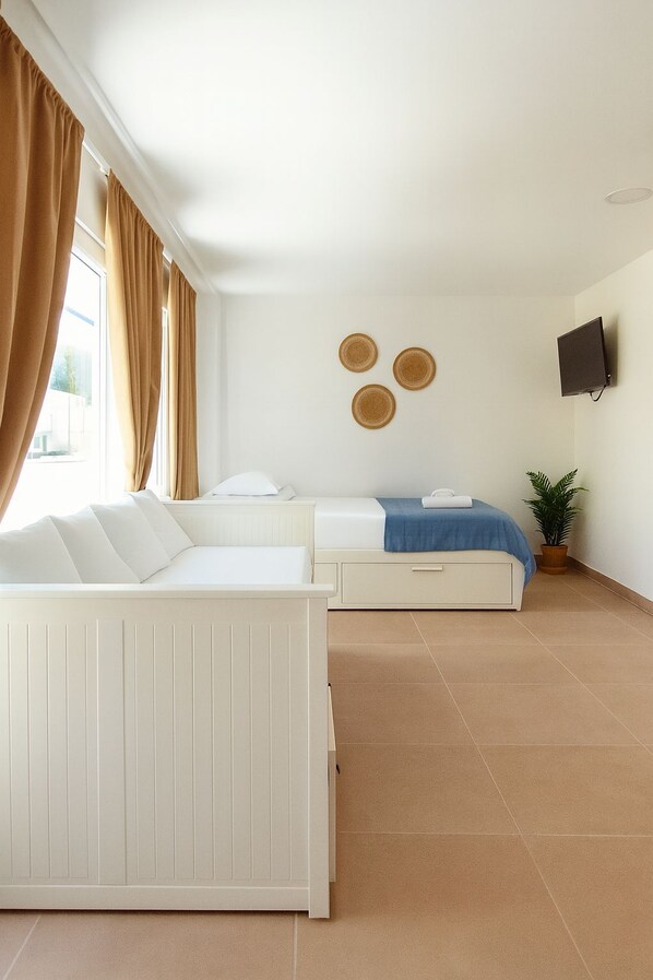 1 chambre, fer et planche à repasser, accès Internet, draps fournis