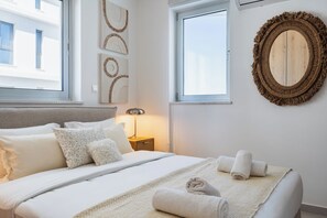 Apartment, Balcony, Lake View | Premium bedding, blackout curtains, iron/ironing board, free WiFi - Aelia Chic 2-BR Apt & Balcony in Larnaca (Larnaca)