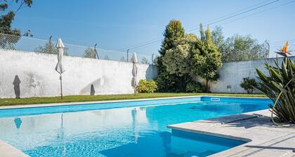 Esmoriz's golden hour with pool