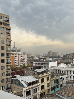 Blick von der Unterkunft