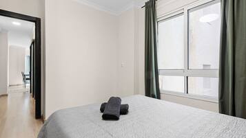 2 slaapkamers, een strijkplank/strijkijzer, wifi, beddengoed