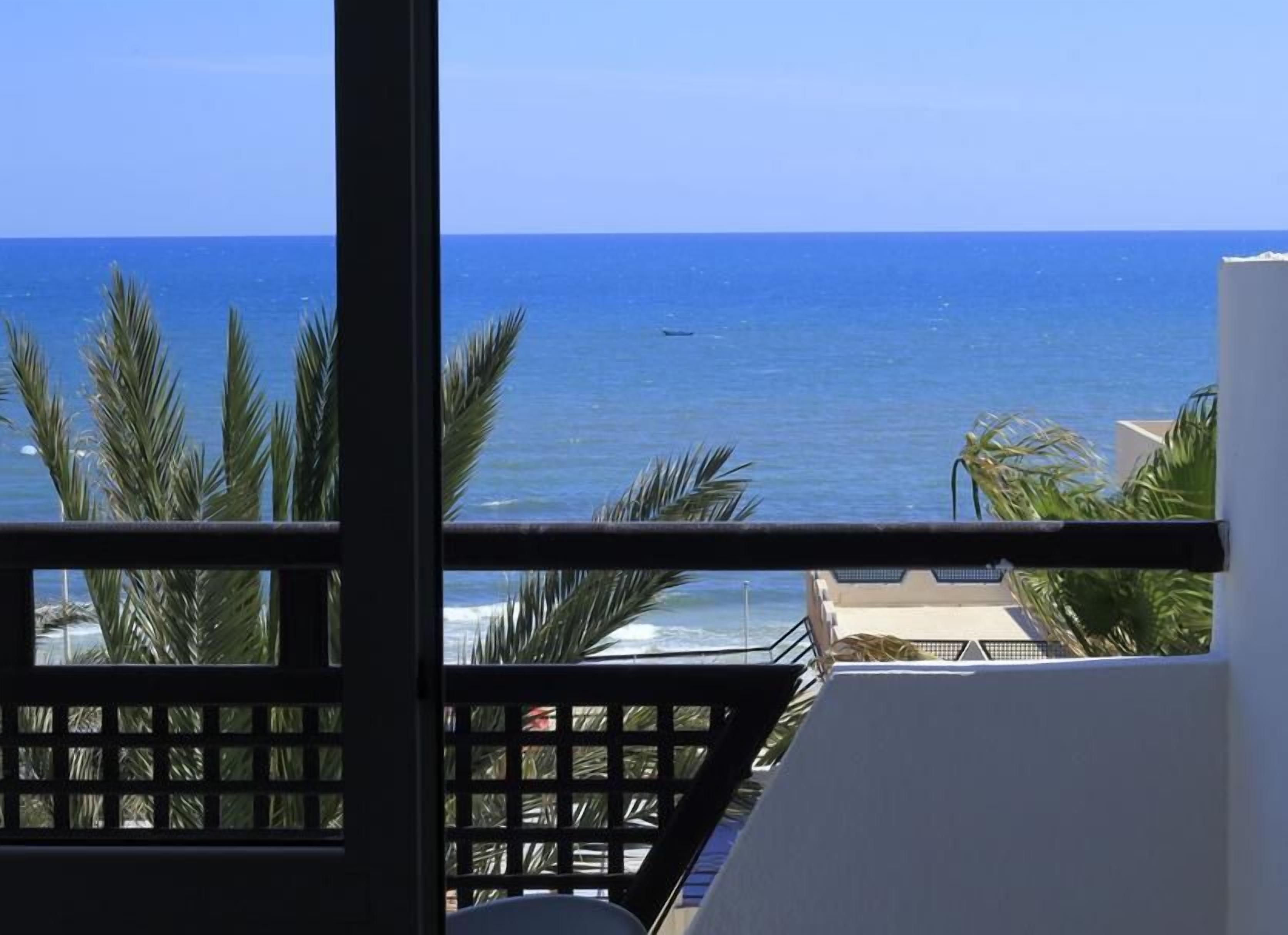 Vista a la playa o el mar