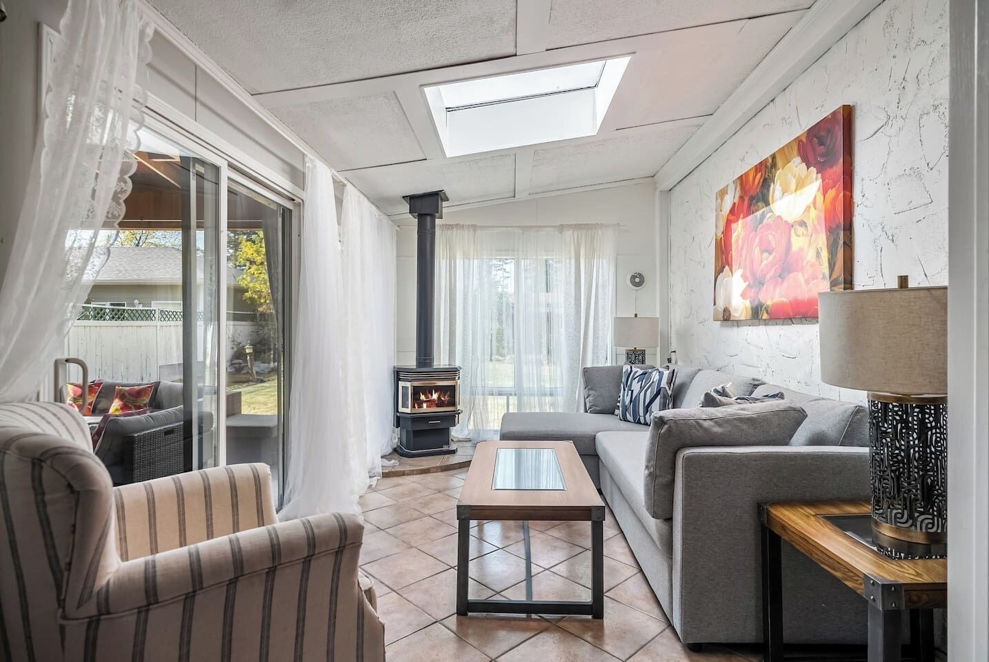 تلفزيون، مدفأة