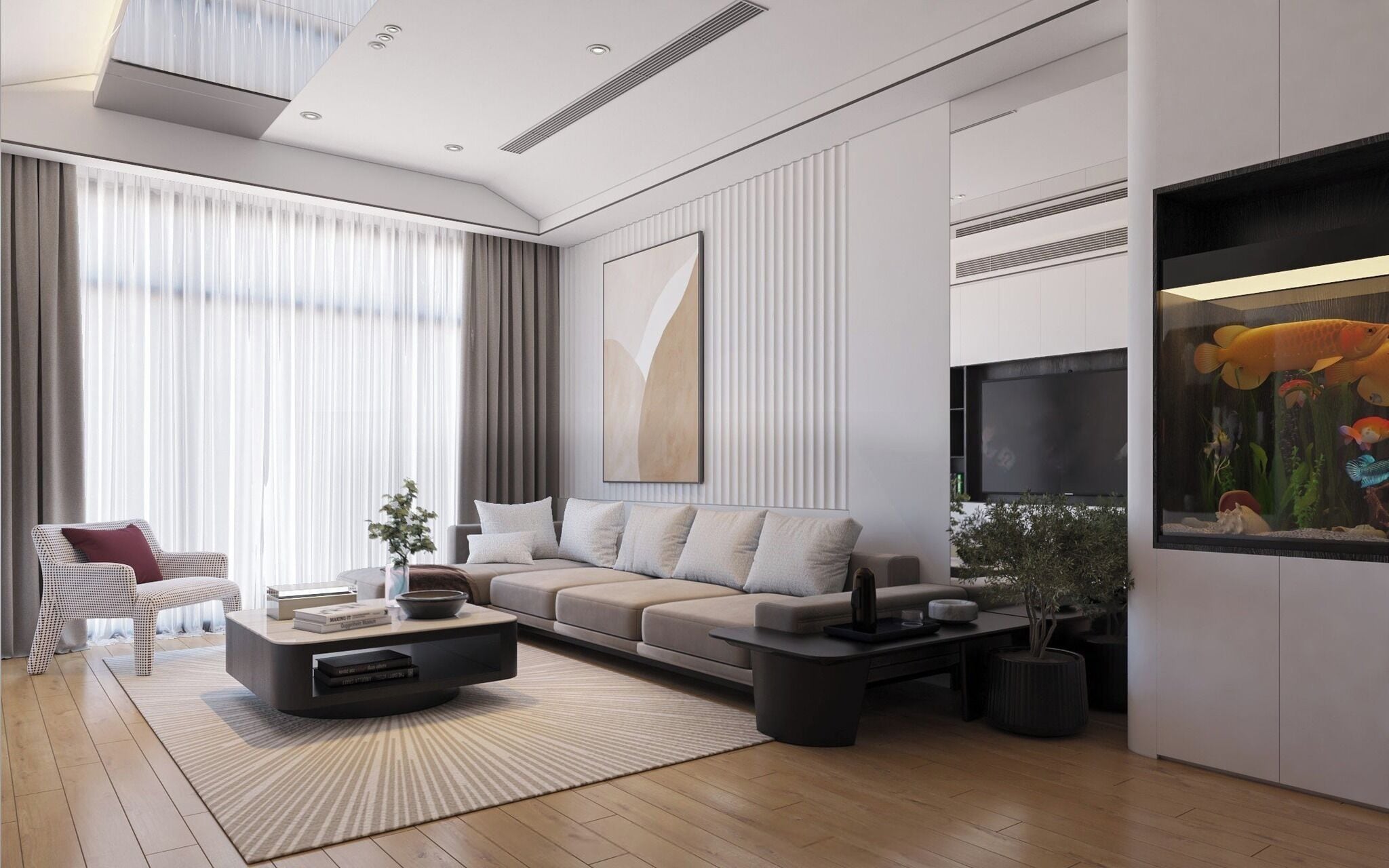 갤러리 아파트, 침실 3개, 발코니, 시내 전망 | 저자극성 침구, 미니바, 각각 다른 스타일의 인테리어, 각각 다르게 가구 비치