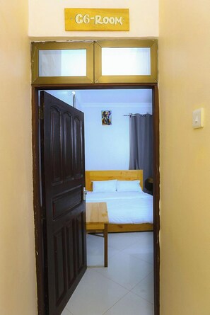 Chambre Double ou avec lits jumeaux, balcon, vue jardin
