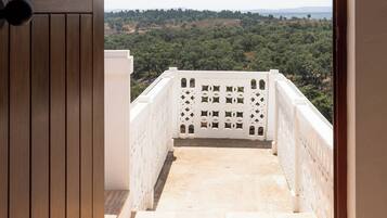 Casa com 1 quarto com vista piscina | Vista desde la habitación