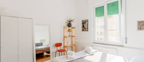 2 bedrooms, iron/ironing board
