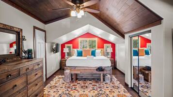 5 bedrooms, iron/ironing board, travel crib, free WiFi