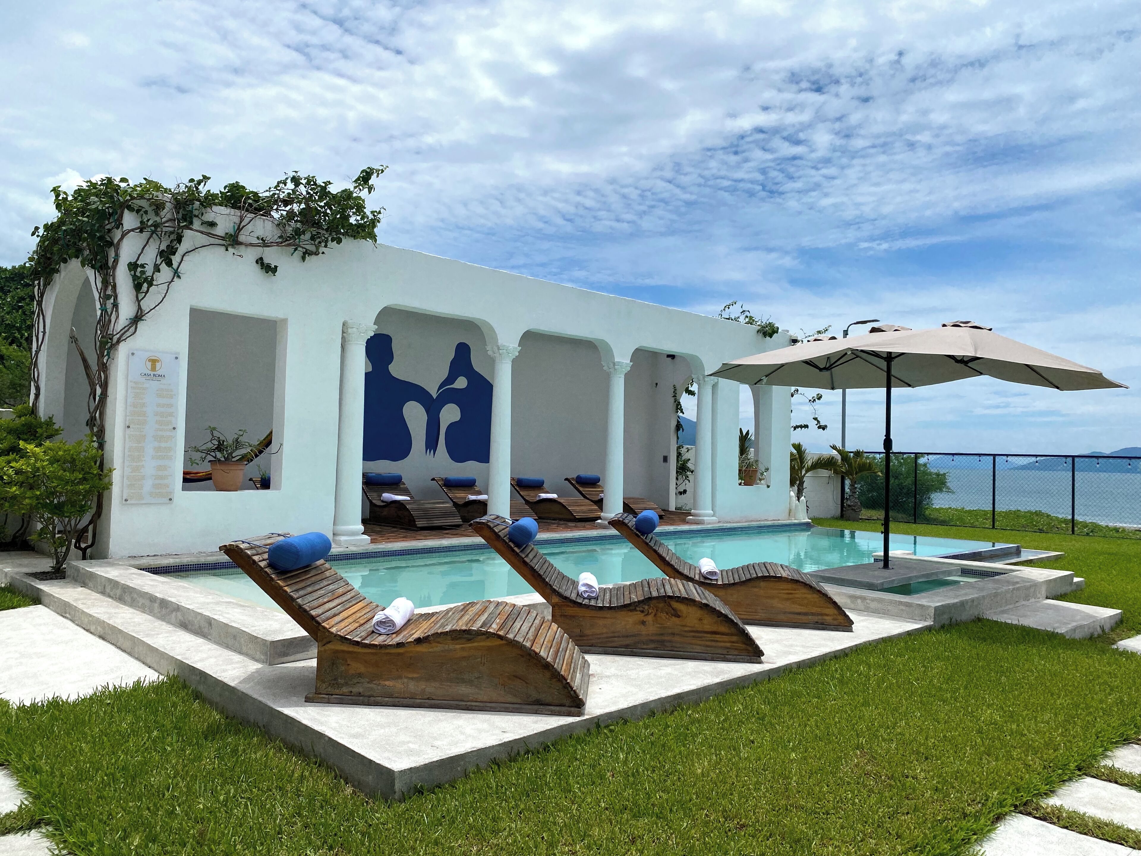 Alberca al aire libre 