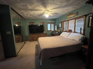 6 bedrooms, iron/ironing board, WiFi - ADK Channel House - Spacious, waterfront home.  Huge boathouse with top sun deck (Old Forge)