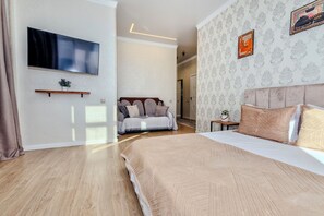 1 Schlafzimmer, Bügeleisen/Bügelbrett, kostenloses WLAN, Bettwäsche