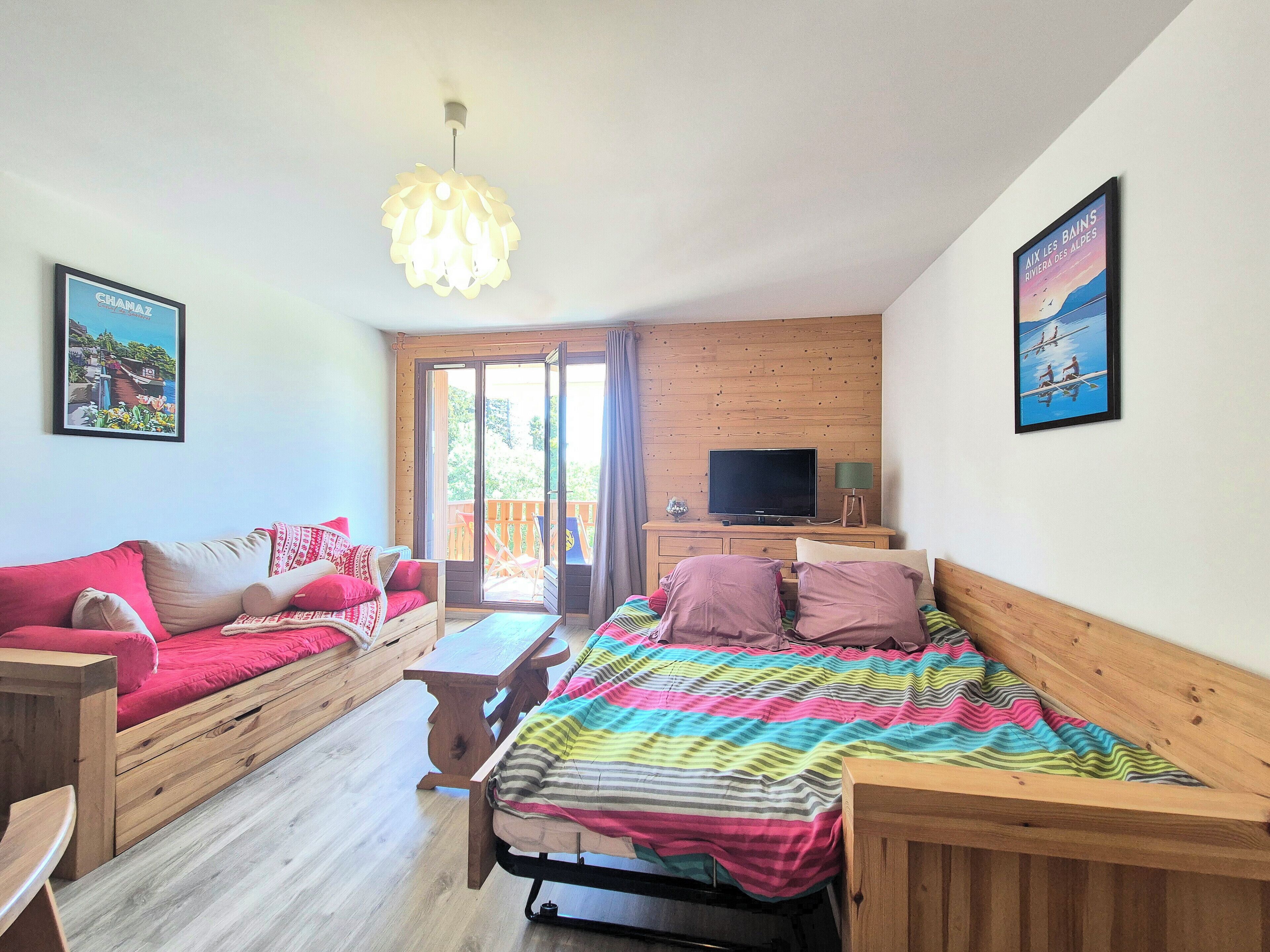1 dormitorio y ropa de cama