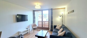 Cozy apartment in the heart of La Féclaz – sleeps 5 – 48m²