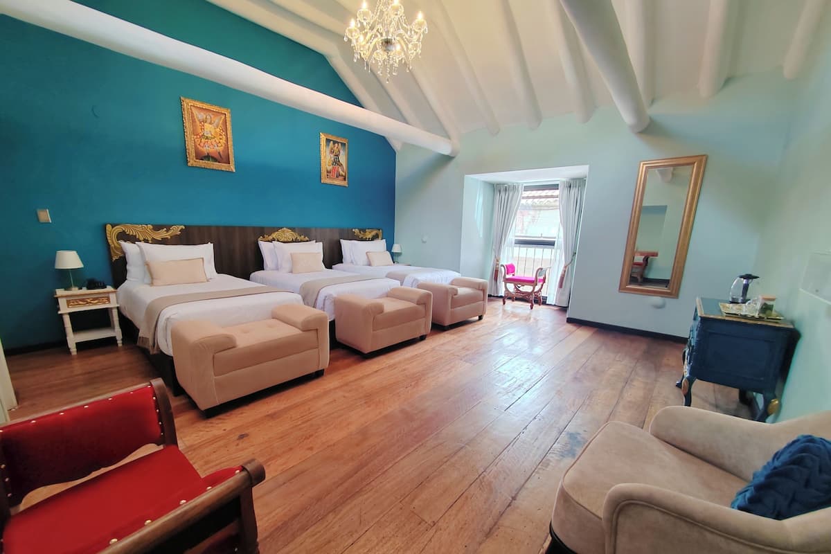 Comfort-Dreibettzimmer, Stadtblick