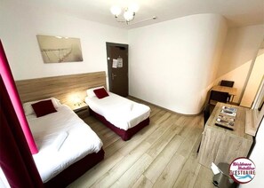 Blackout curtains, iron/ironing board, free WiFi