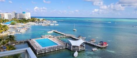 Indoor pool, outdoor pool