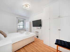 1 Schlafzimmer, Bügeleisen/Bügelbrett, kostenloses WLAN, Bettwäsche