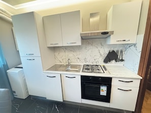 Deluxe Apartment, 2 Bedrooms, Balcony, River View | Private kitchen - Olimpus Luxury Stays (Turin)