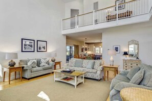 Smart TV, fireplace, DVD player - Tydway, Ships Watch Community in Duck, NC (Duck)