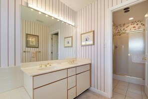 Douche, serviettes fournies