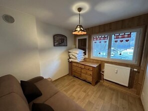 Living area - Resort center, 2nd floor, balcony, parking, 60m², Valloire (Valloire)