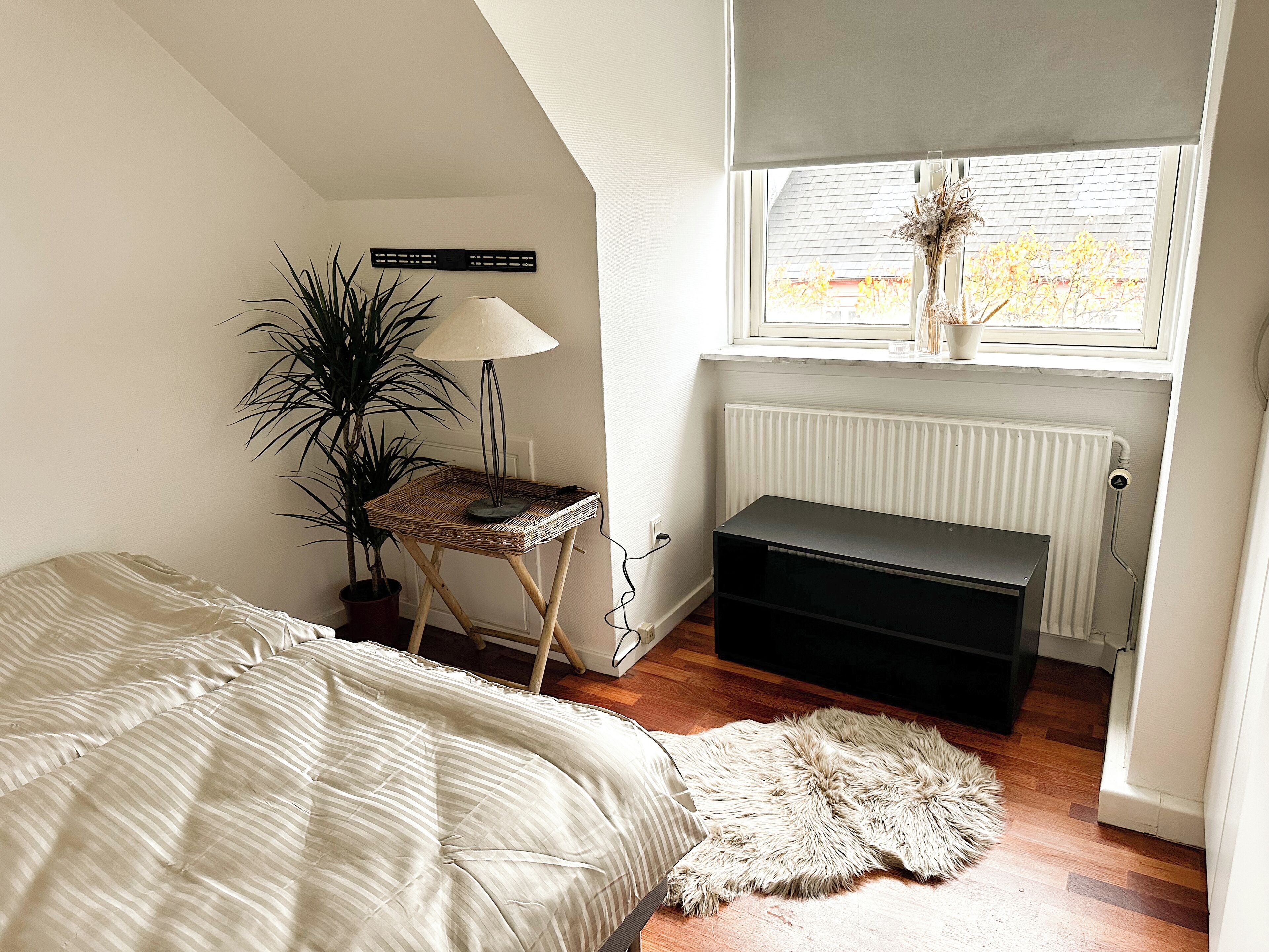 1 slaapkamer, een strijkplank/strijkijzer, gratis wifi, beddengoed