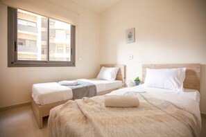 Apartment, 2 Bedrooms, Kitchen, City View | Blackout drapes, iron/ironing board, free WiFi - Sioufi - 2-BR Apartment With a Balcony (Beirut)