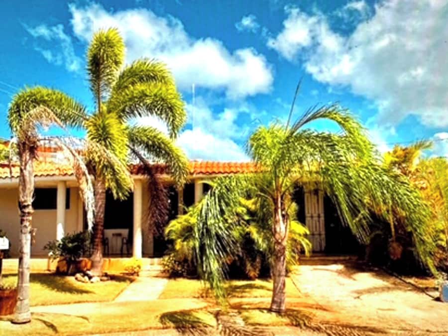 Façade de l’hébergement