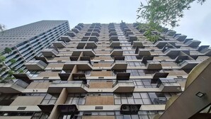 A high-rise building with a unique geometric facade, multiple balconies, and a modern architectural design. - Fully Furnished Apartments in a Building With a Pool Just a few Meters From Av. Paulista Tnps (São Paulo)