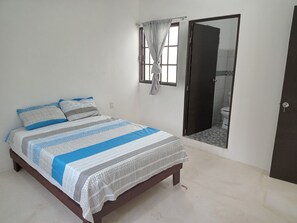 1 غرفة نوم وملاءات أسرّة