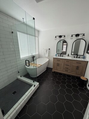 Towels, soap, toilet paper