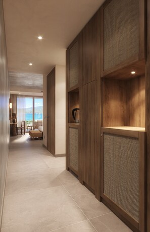 خزنة داخل الغرفة وستائر تعتيم وواي فاي مجانًا وملاءات أسرّة