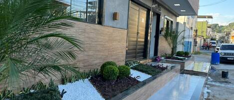 Majoituspaikan julkisivu