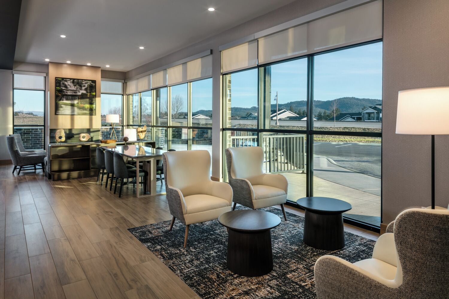 Lobby sitting area