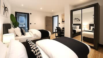 2 bedrooms, desk, iron/ironing board, free WiFi