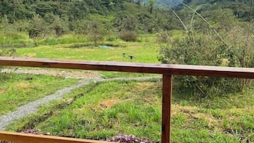 Basic Cabin, Mountain View | Terrace/patio