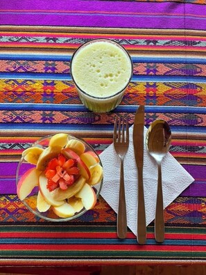 Daily full breakfast (USD 8 per person)