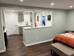 1 soveværelse, sengetøj