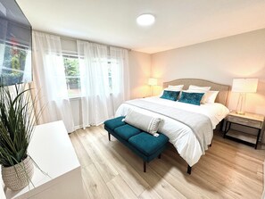 4 bedrooms, iron/ironing board, free WiFi, bed sheets