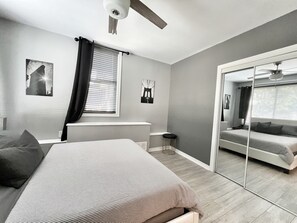 2 habitaciones, tabla de planchar con plancha y wifi gratis 